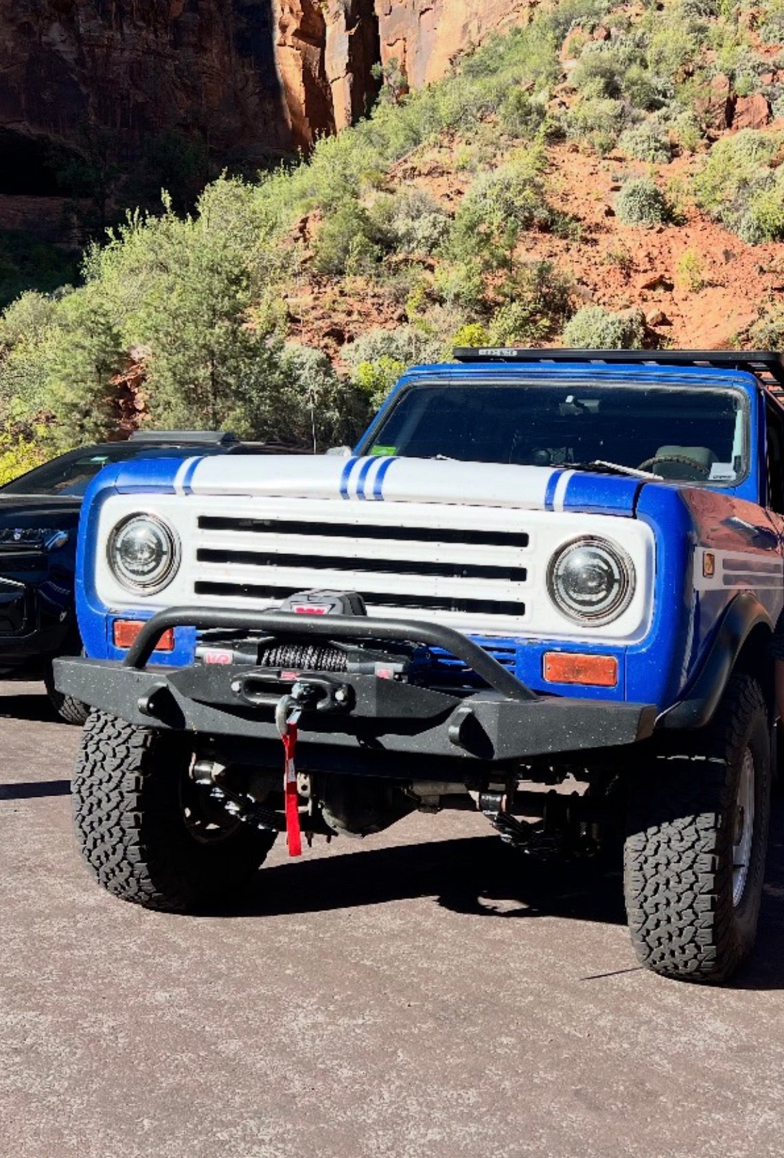 Gen 5 Heavy Duty Front Winch Bumper - Scout II