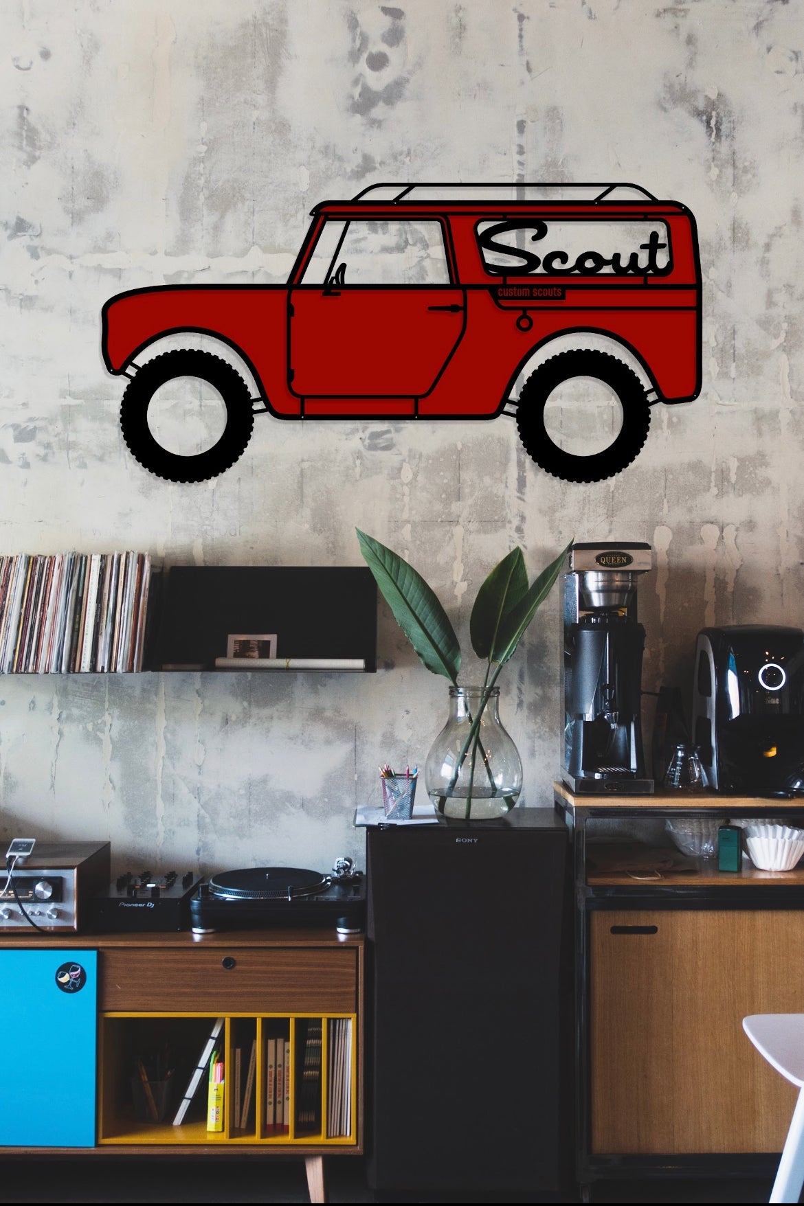 International Scout Wall Art --- SIZE --- 24"x48"