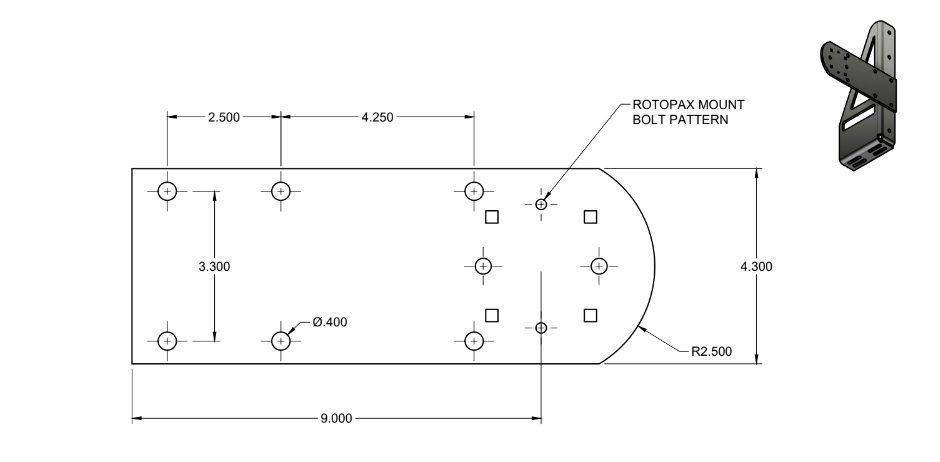 Rotopax Mount Pattern Parts & Products – Custom Scouts