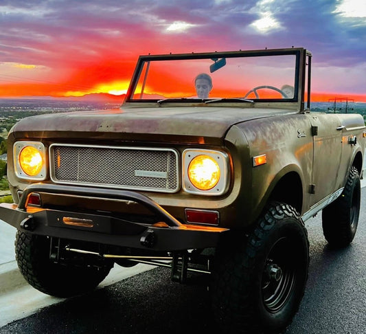 **CLEARANCE**Scout 80/800 Heavy Duty Front Winch Bumper