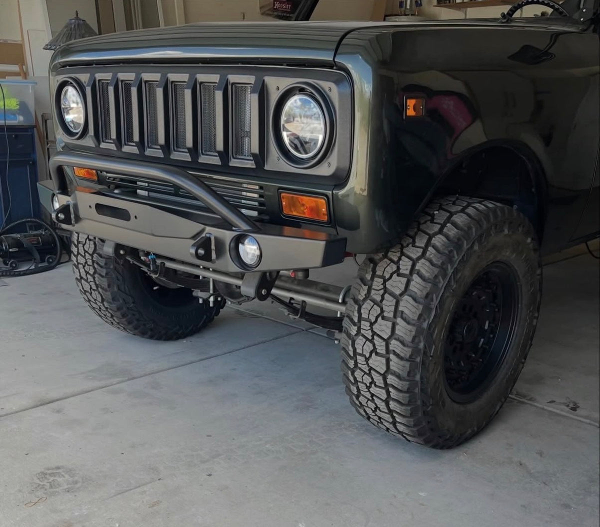 Expedition Front Winch Bumper WITH LIGHTS - Scout II