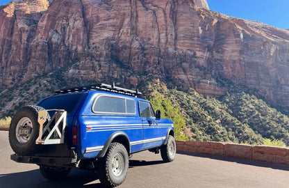 Expedition Modular Tire Carrier Accessory Bumper - Scout II