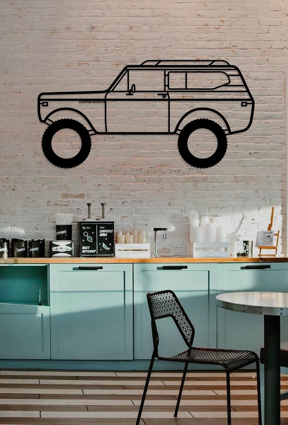 International Scout Wall Art --- SIZE --- 12"x24"