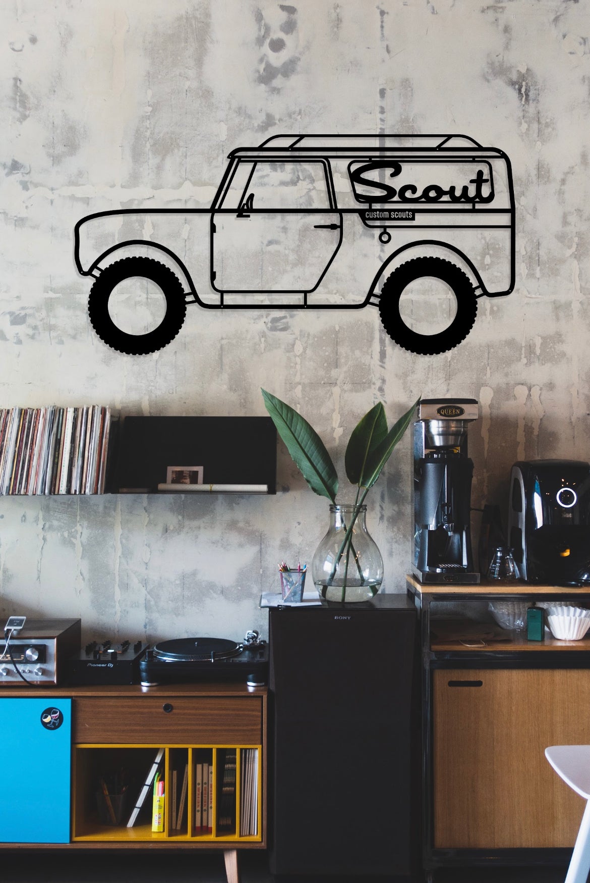 International Scout Wall Art --- SIZE --- 12"x24"