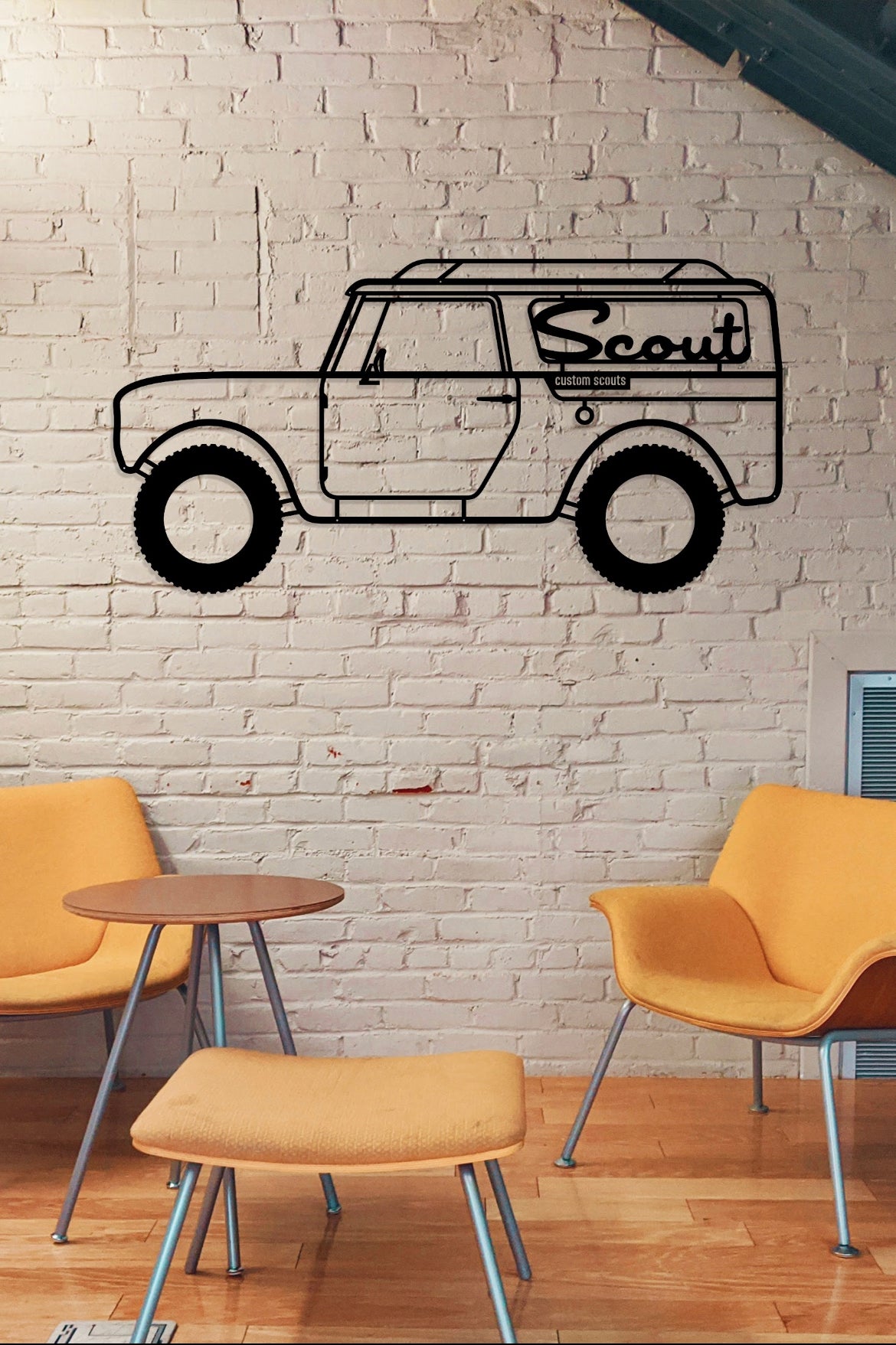 International Scout Wall Art --- SIZE --- 12"x24"