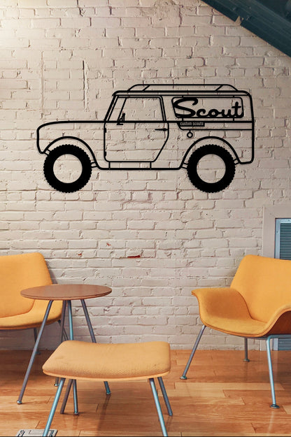 International Scout Wall Art --- SIZE --- 12"x24"