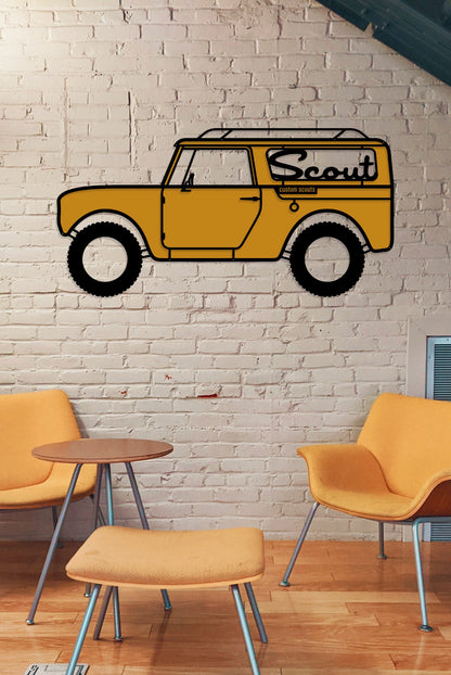 International Scout Wall Art --- SIZE --- 12"x24"