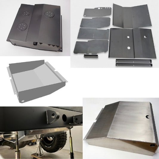 **CLEARANCE**30 Gallon Scout II Steel Fuel Tank Kit COMBO WITH SKID PLATE