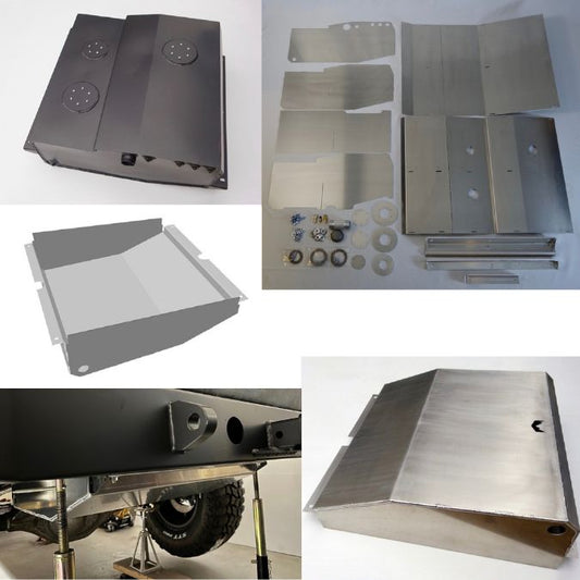 **CLEARANCE**30 Gallon ALUMINUM Fuel Tank Kit COMBO WITH SKID PLATE